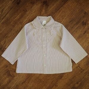 Size 2 Target Ruched Long Sleeve Shirt EUC