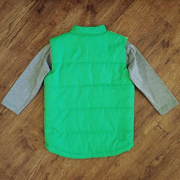 Size 3 Ben10 Quilted Puffer Vest & Long Sleeve Tee NWT - Image 2