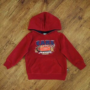 Size 3 Cars Polar Fleece Hoodie EUC