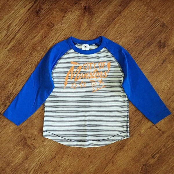Size 3 H&T 'City of Monsters' Long Sleeve Tee NOS