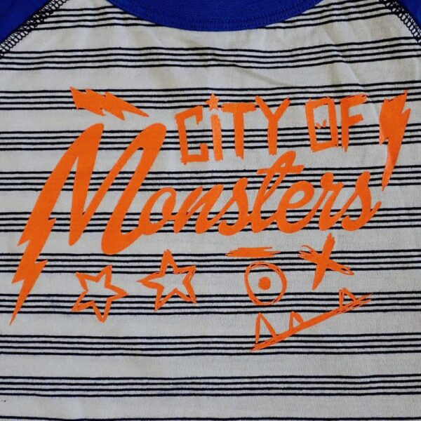 Size 3 H&T 'City of Monsters' Long Sleeve Tee NOS - Image 3
