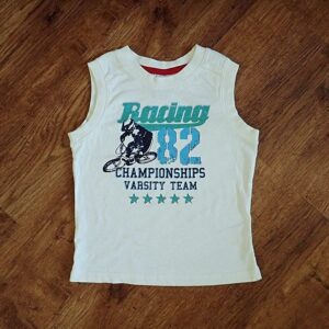 Size 3 H&T 'Racing Championships' Tank Top EUC