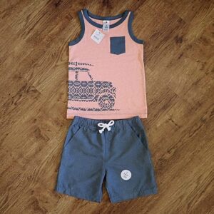 Size 3 H&T Two-Piece Tank Top & Shorts Outfit NWT