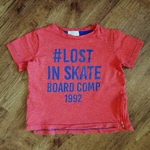 Size 3 Pumpkin Patch Skateboarding Tee EUC