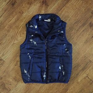 Size 4 B-Collection 'Lightning Bolt' Quilted Puffer Vest NWOT