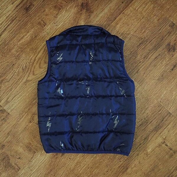 Size 4 B-Collection 'Lightning Bolt' Quilted Puffer Vest NWOT - Image 2