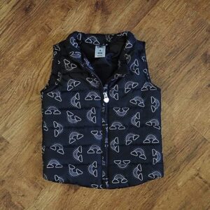 Size 4 H&T Quilted 'Rainbow' Puffer Vest NWOT