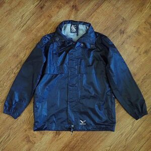 Size 10/12 Rainbird Stowaway Navy Jacket EUC
