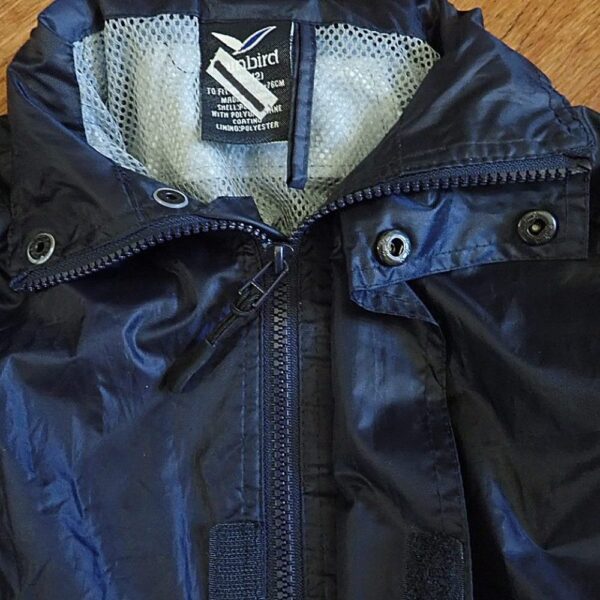 Size 10/12 Rainbird Stowaway Navy Jacket EUC - Image 4