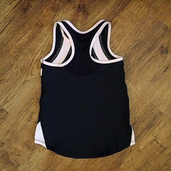 Size 3/4 Cotton On Kids Black Racerback Tank Top EUC - Image 2