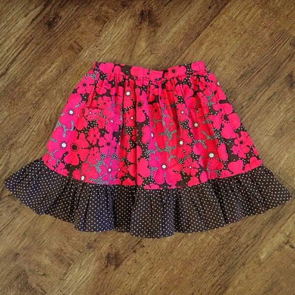 Size 3/4 Cotton On Kids Vintage Floral Skirt EUC