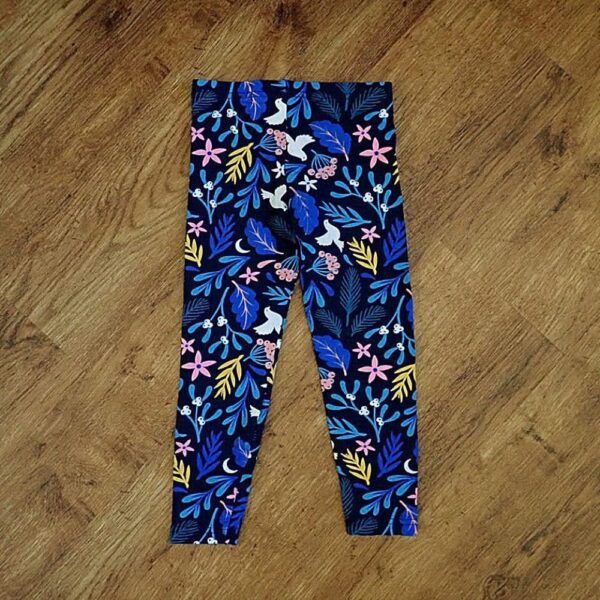 Size 3 Cotton On Kids Floral Leggings EUC - Image 2