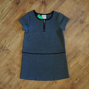 Size 3 Emerson Junior Short Sleeve Grey Ponte Dress NWT