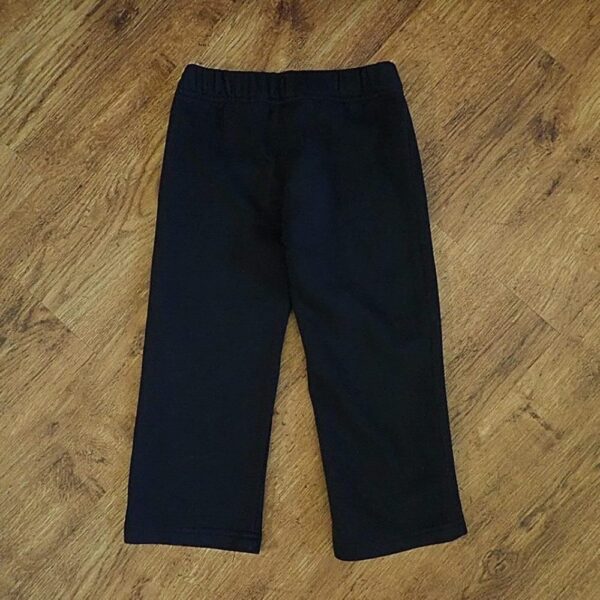 Size 3 Essentials Black Trackpants GUC - Image 2