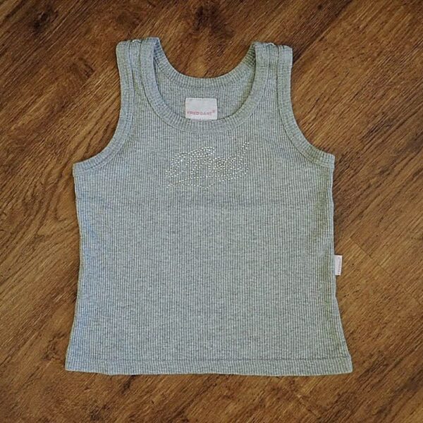Size 3 Fred Bare Studded 'Fred' Grey Tank Top EUC