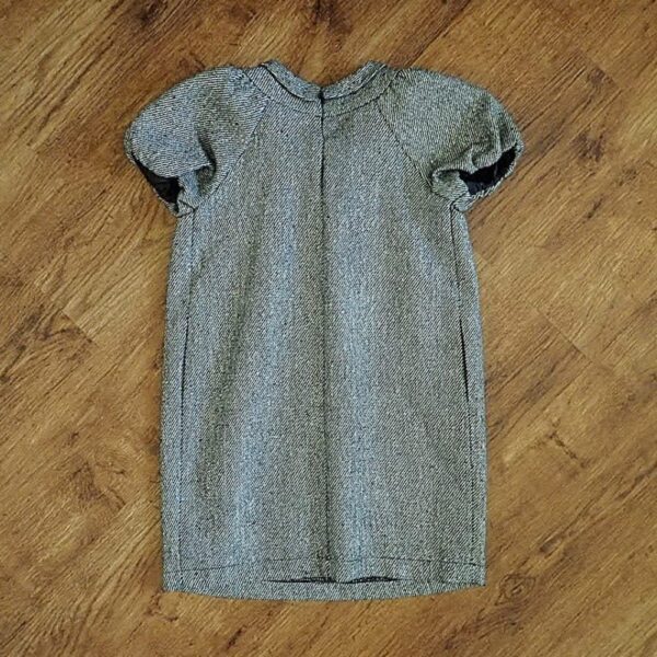 Size 3 Grey & Black Wool-Blend Tweed Dress by Fresh Baked EUC - Image 2