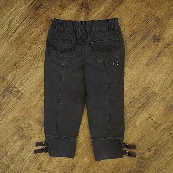 Size 3 H&T Adjustable Brown Cargo Pants GUC - Image 2