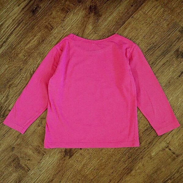 Size 3 H&T 'My Favourite Things' Hot Pink Long Sleeve Tee NOS - Image 2