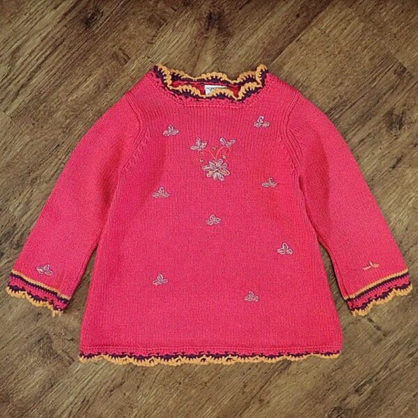Size 3 Jelly Beans Wool-Blend Vintage Jumper EUC