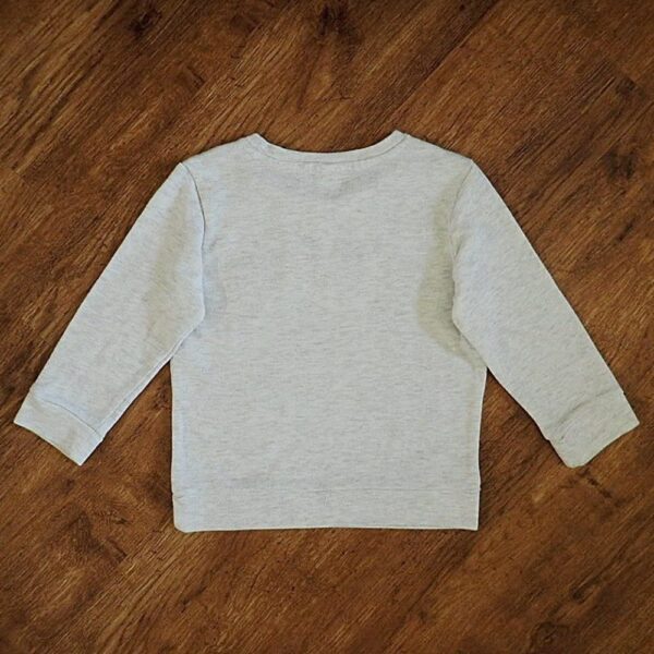 Size 3 Kids & Co 'Bonjour' Embroidered Light Grey Windcheater EUC - Image 2