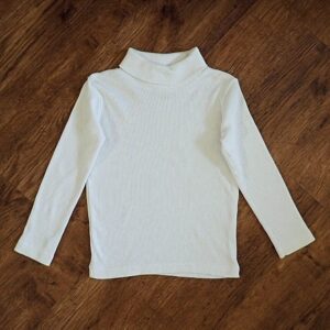 Size 3 Kids & Co Plain White Skivvy EUC