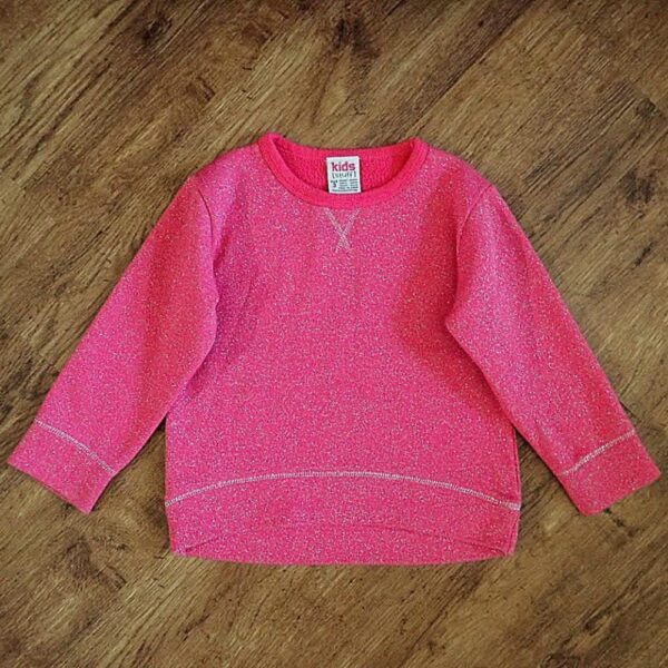 Size 3 Kids Stuff Pink Lurex Windcheater GUC