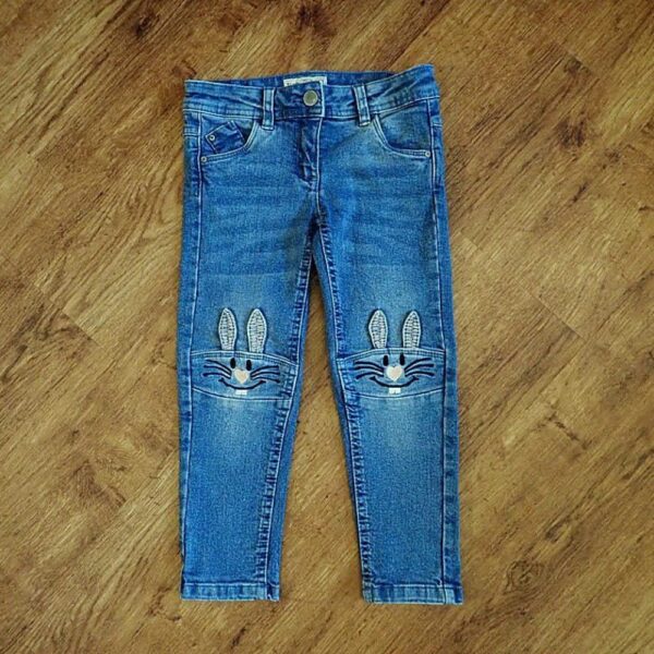 Size 3 Lily & Dan 'Rabbit-Knee' Denim Jeans EUC