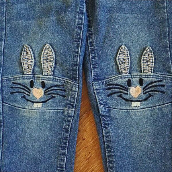 Size 3 Lily & Dan 'Rabbit-Knee' Denim Jeans EUC - Image 3
