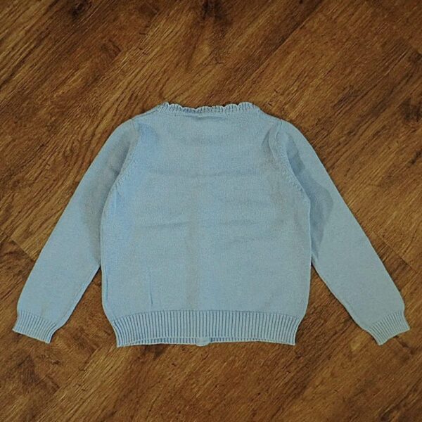 Size 3 Pumpkin Patch Baby-Blue Lightweight Cardigan EUC - Image 2