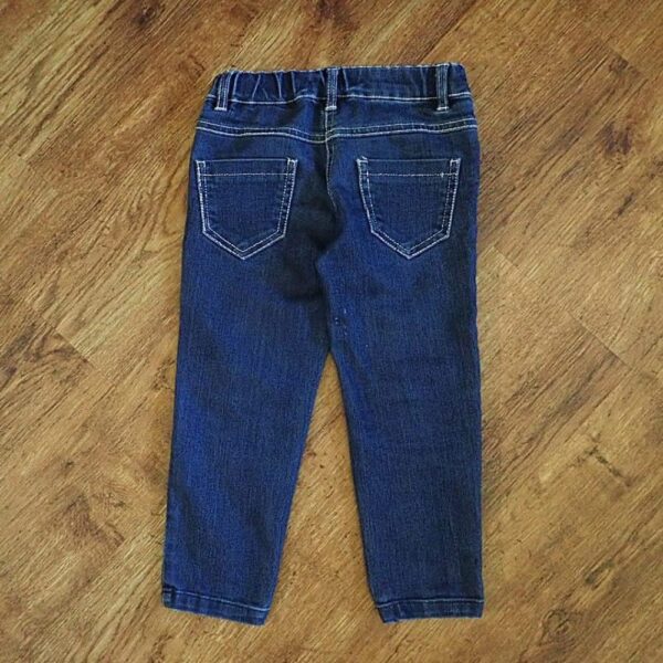 Size 3 Target Adjustable Blue Denim Jeans GUC - Image 2