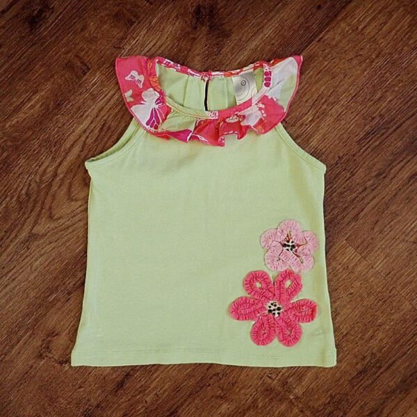 Size 3 Target Appliqued Floral Tank Top GUC