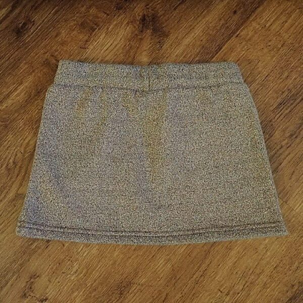 Size 3 Target Bronze & Blue Lurex Skirt EUC - Image 2