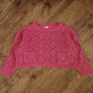 Size 3 Target Cropped Magenta-Coloured Pullover EUC