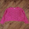 Size 3 Target Cropped Magenta Pullover EUC