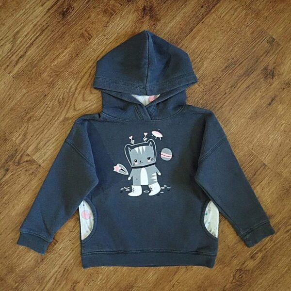 Size 3 Target 'Feline Space Explorer' Hoodie EUC