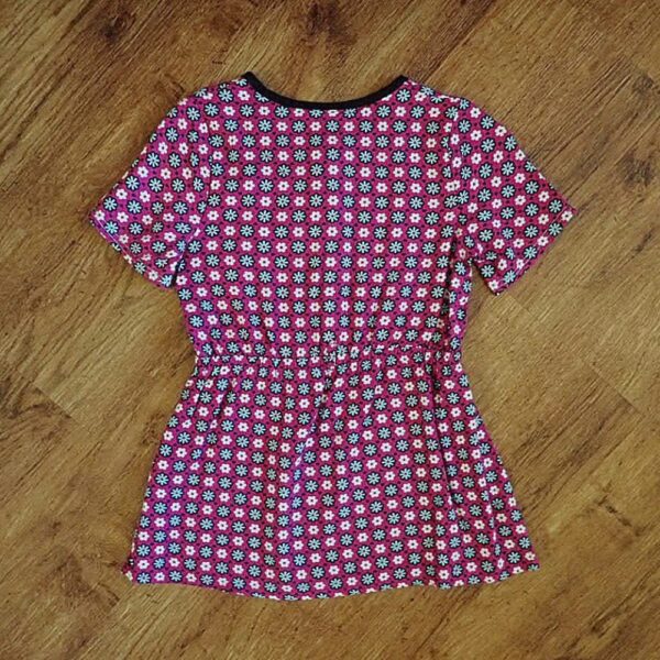 Size 3 Target Floral-Pattered Purple Dress EUC - Image 2