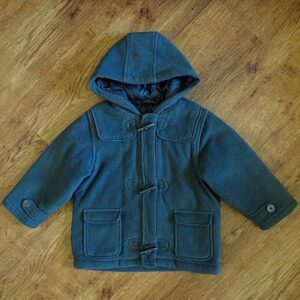 Size 3 Target Heavyweight Polar Fleece Duffel Jacket EUC