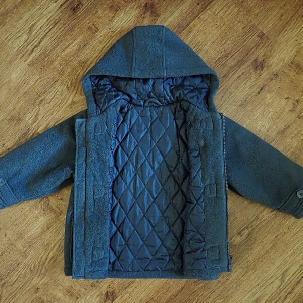 Size 3 Target Heavyweight Polar Fleece Duffel Jacket EUC - Image 3
