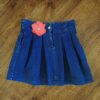 Size 3 Target Heavyweight Pleated Chambray Skirt EUC