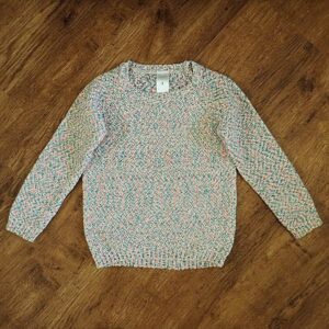 Size 3 Target Multicoloured Marled Jumper NOS