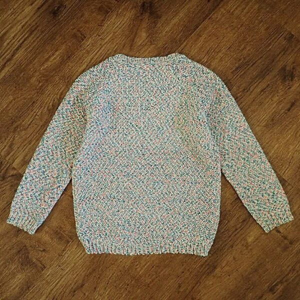 Size 3 Target Multicoloured Marled Jumper NOS - Image 2