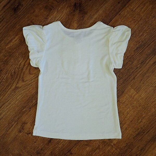 Size 3 Target White Frilled-Bib Tee IUC - Image 2