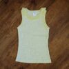 Size 3 Target Yellow & White Striped Tank Top EUC