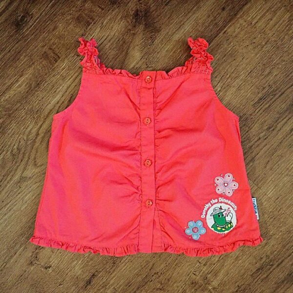 Size 3 The Wiggles 'Dorothy the Dinosaur' Near-Vintage Top NOS