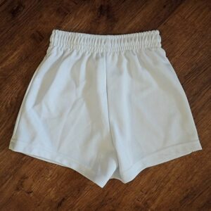 Size 4 Plain White Sports Shorts by Joining the Chorus NOS