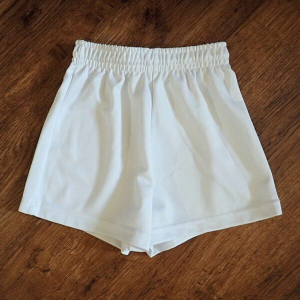 Size 4 Plain White Sports Shorts by Joining the Chorus NOS - Image 2