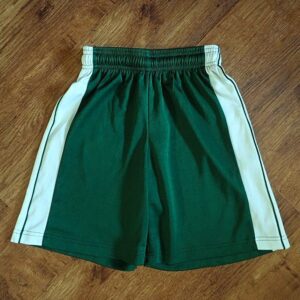 Size 5 Green & White Basketball Shorts by Eastbay EUC