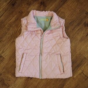 Size 5 Lily & Dan Quilted Pink Puffer Vest EUC