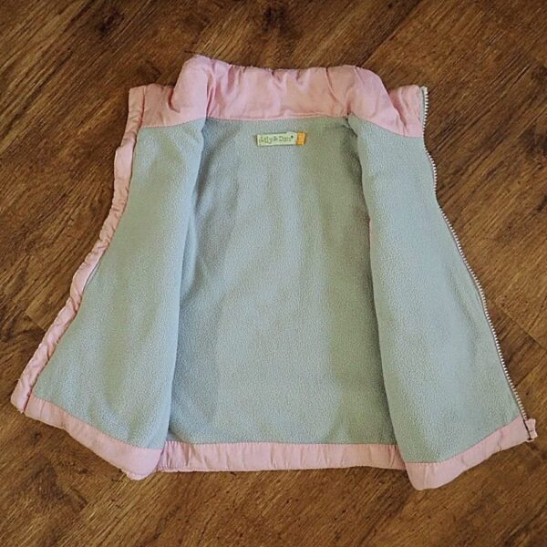 Size 5 Lily & Dan Quilted Pink Puffer Vest EUC - Image 3