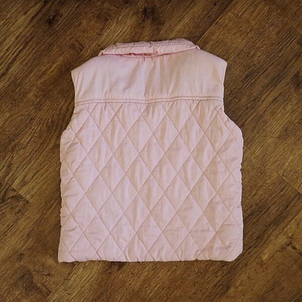 Size 5 Lily & Dan Quilted Pink Puffer Vest EUC - Image 2